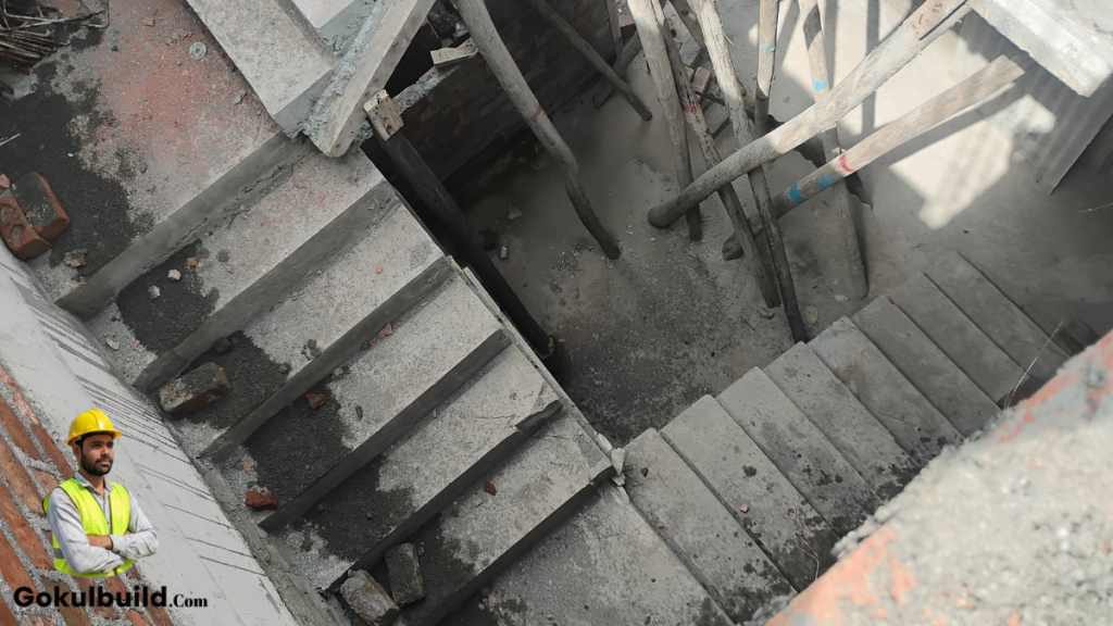 house stair plan india tread riser measurement